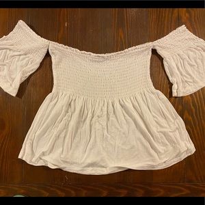 White Off Shoulder Top